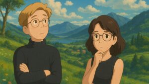 An example of a ChatGPT generated image in the style of Studio Ghibli.